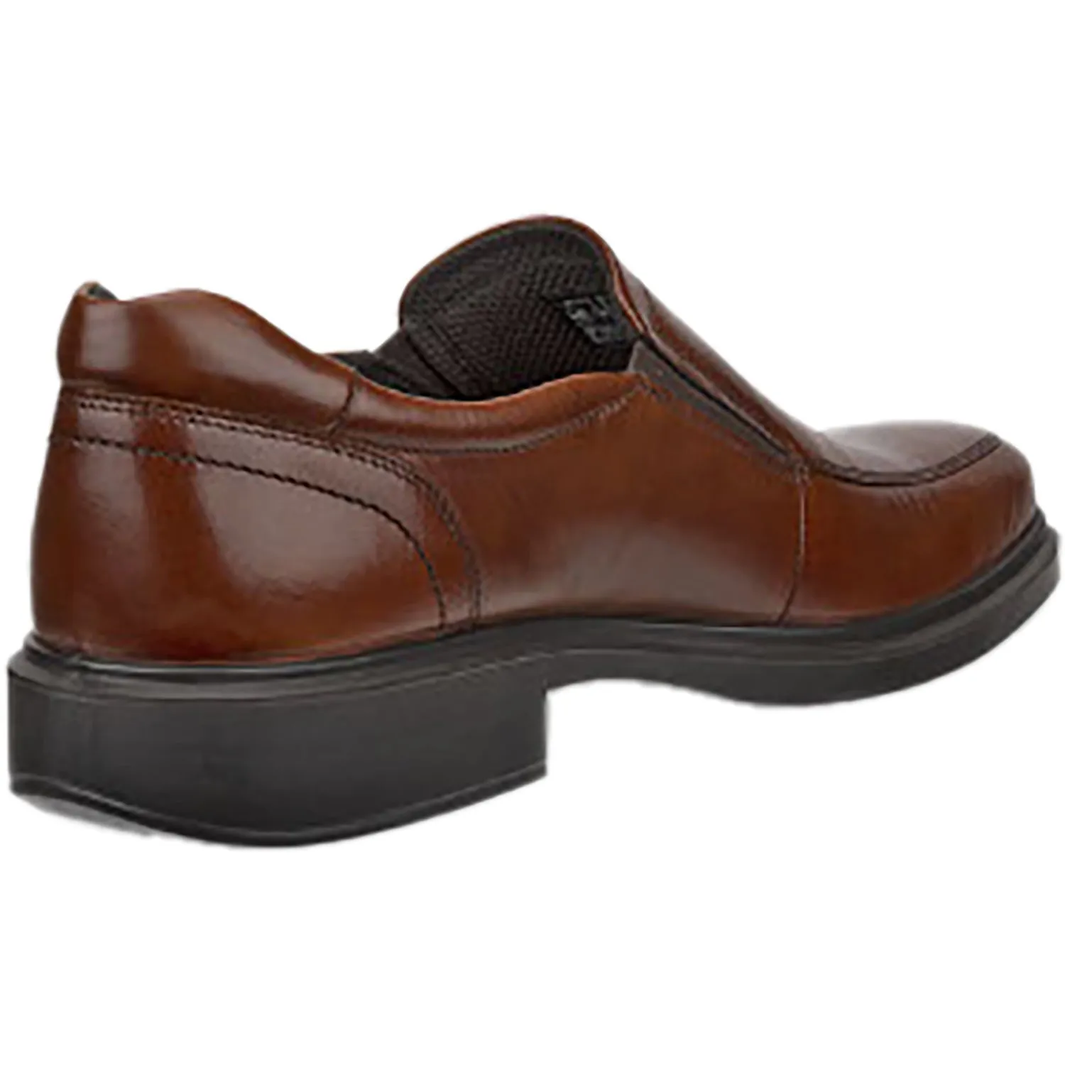 Men's Ecco Helsinki 2.0 Apron Toe Slip-On Cognac Leather