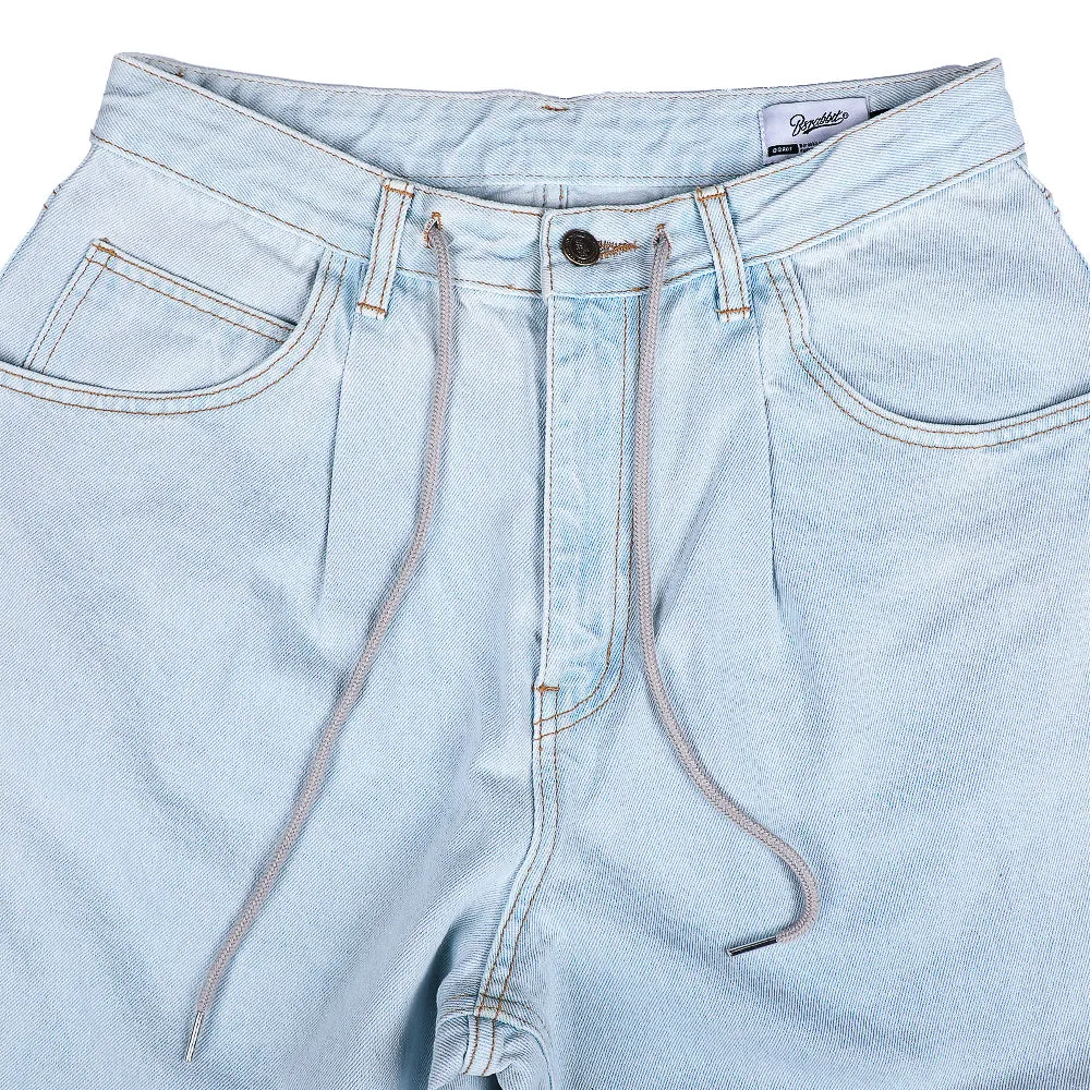 MID90 BAGGY DENIM PANTS ICEBLUE