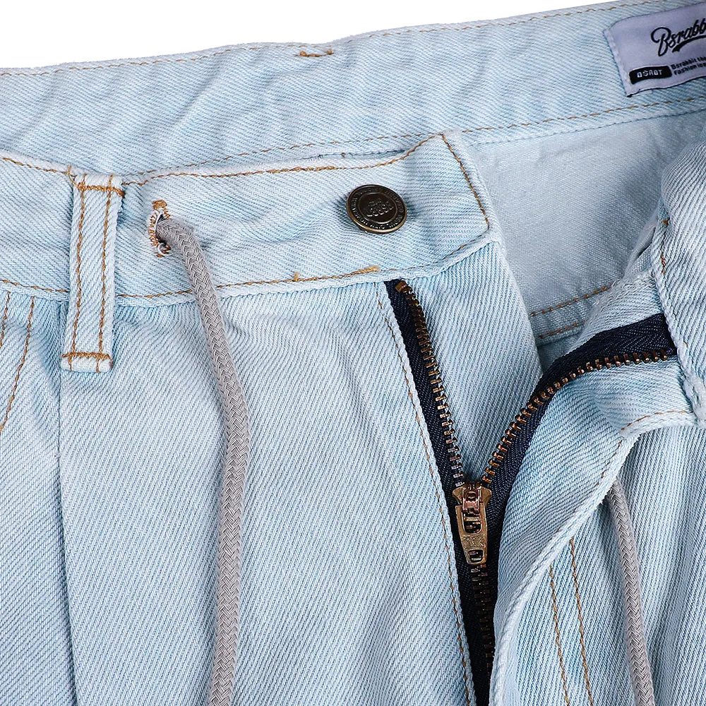 MID90 BAGGY DENIM PANTS ICEBLUE