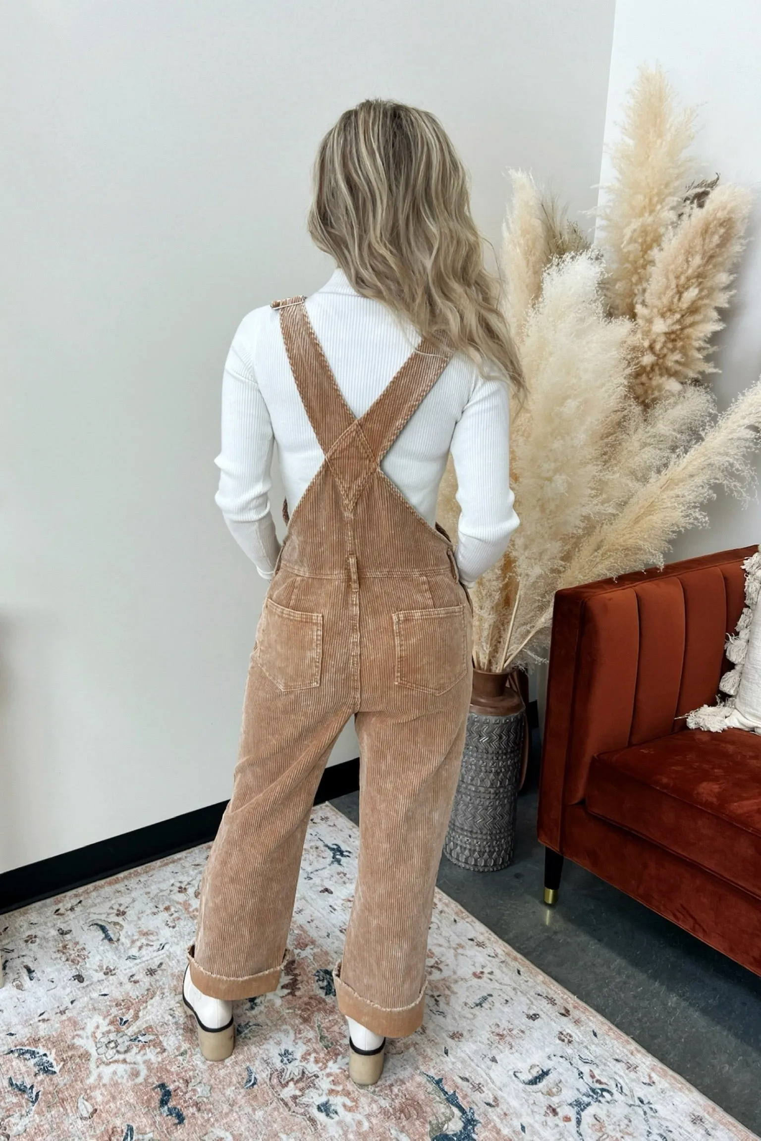 Moab Distressed Corduroy Overalls