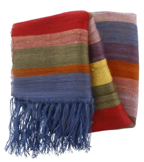 Mohair Scarf Striped