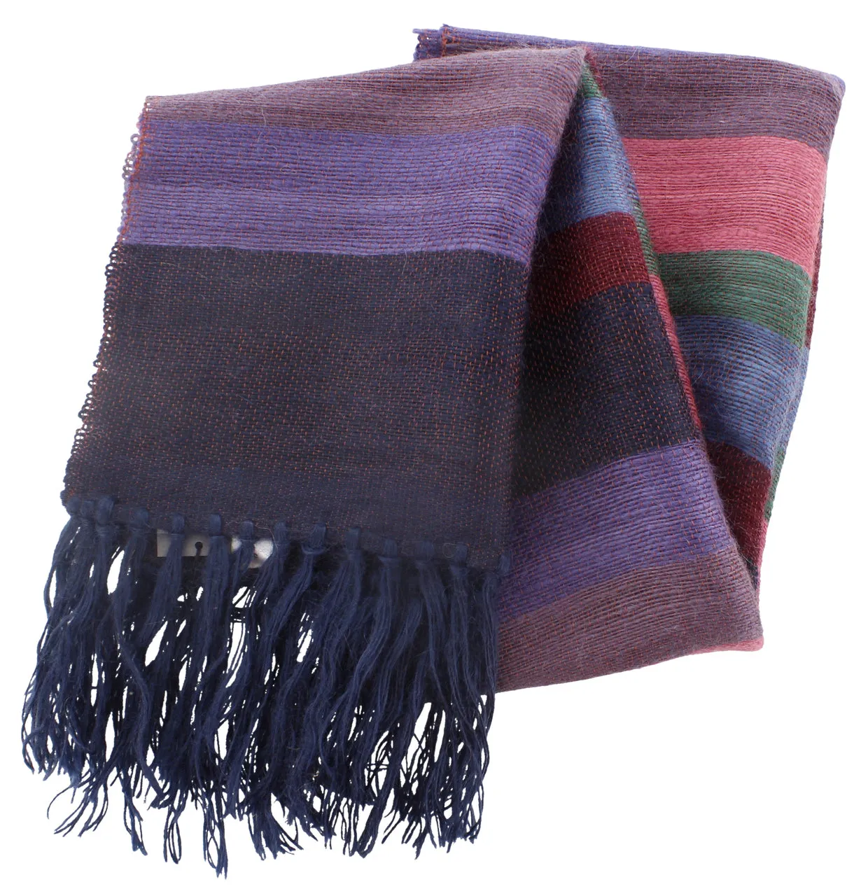 Mohair Scarf Striped