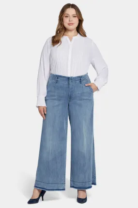 Mona Wide Leg Trouser Jeans In Plus Size - State