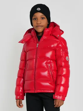 Moncler Enfant Boys Down Padded New Maya Jacket in Red