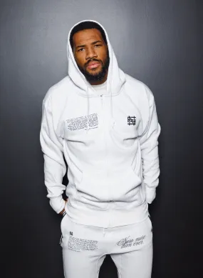 MORE THAN EVER ZIP UP - WHITE