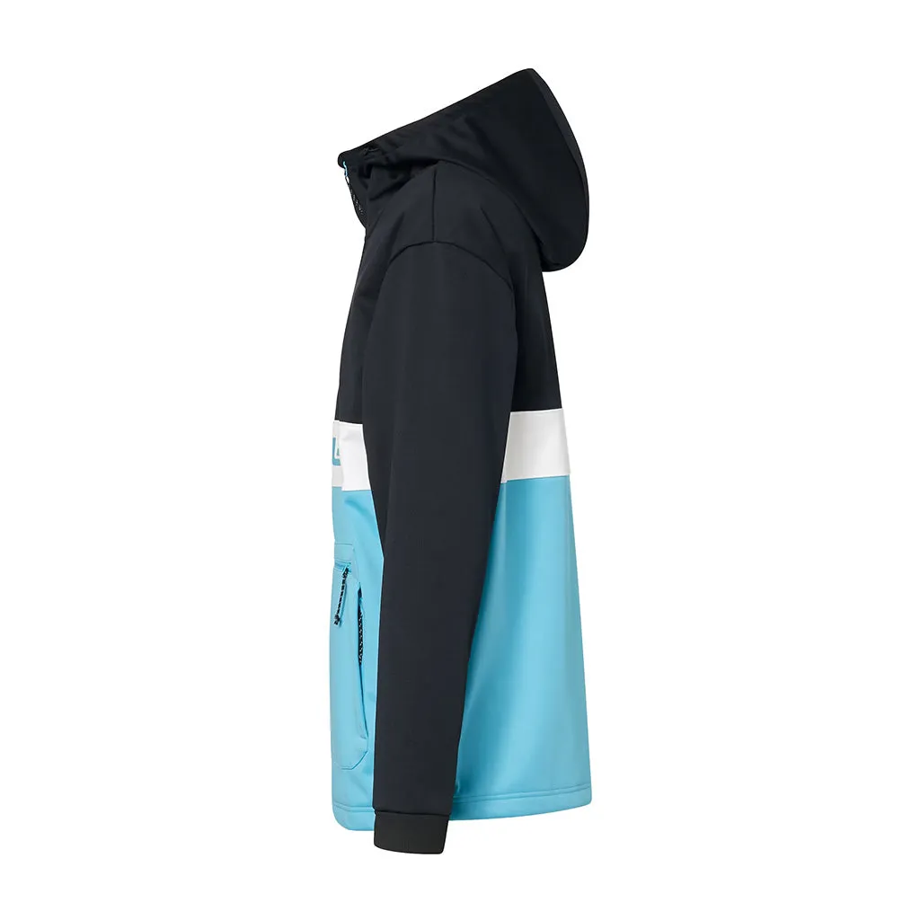 Oakley 2024 TNP Nosegrab Softshell Hoodie - Black/Bright Blue