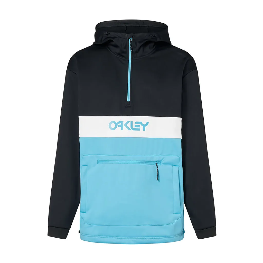 Oakley 2024 TNP Nosegrab Softshell Hoodie - Black/Bright Blue