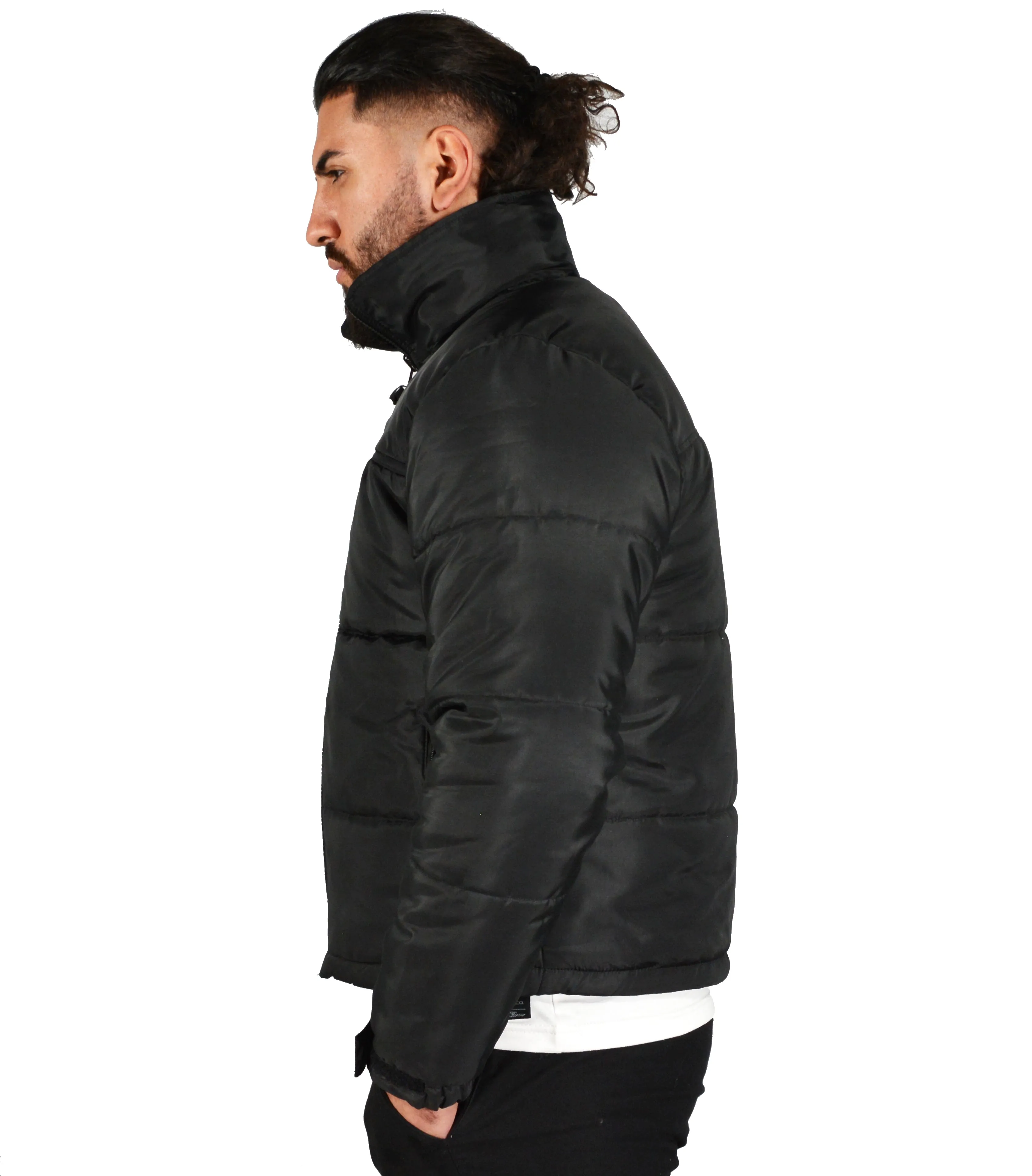 OG DEFENDER Puffer jacket with Detach Mask