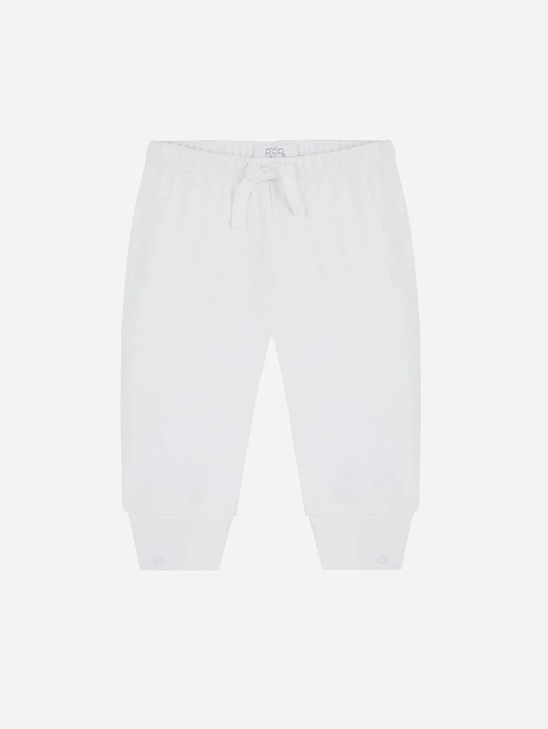 Organic Cotton Trousers | White