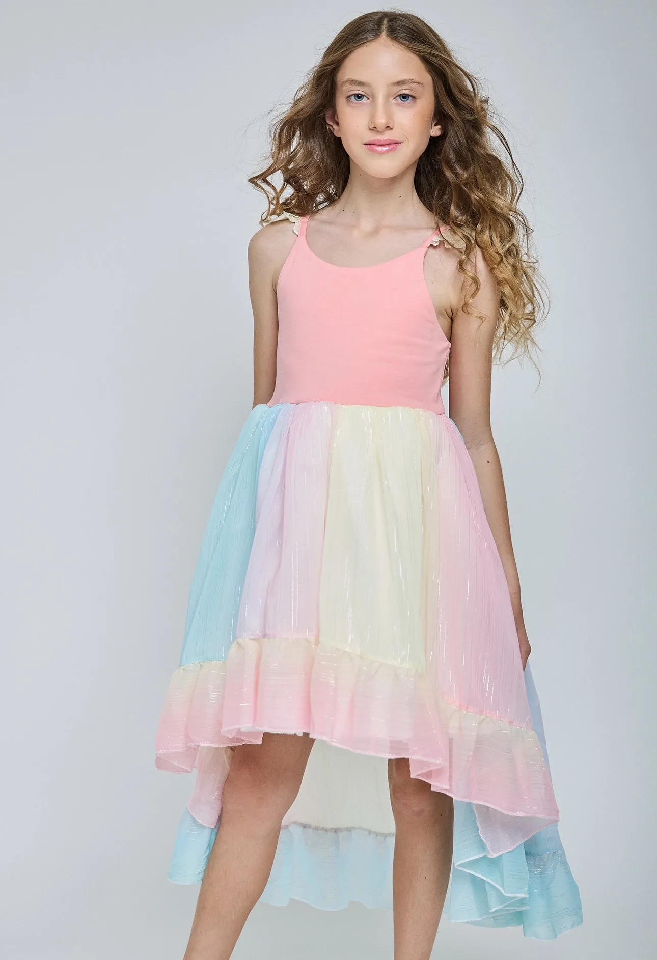 Over the Rainbow High-Low Dress