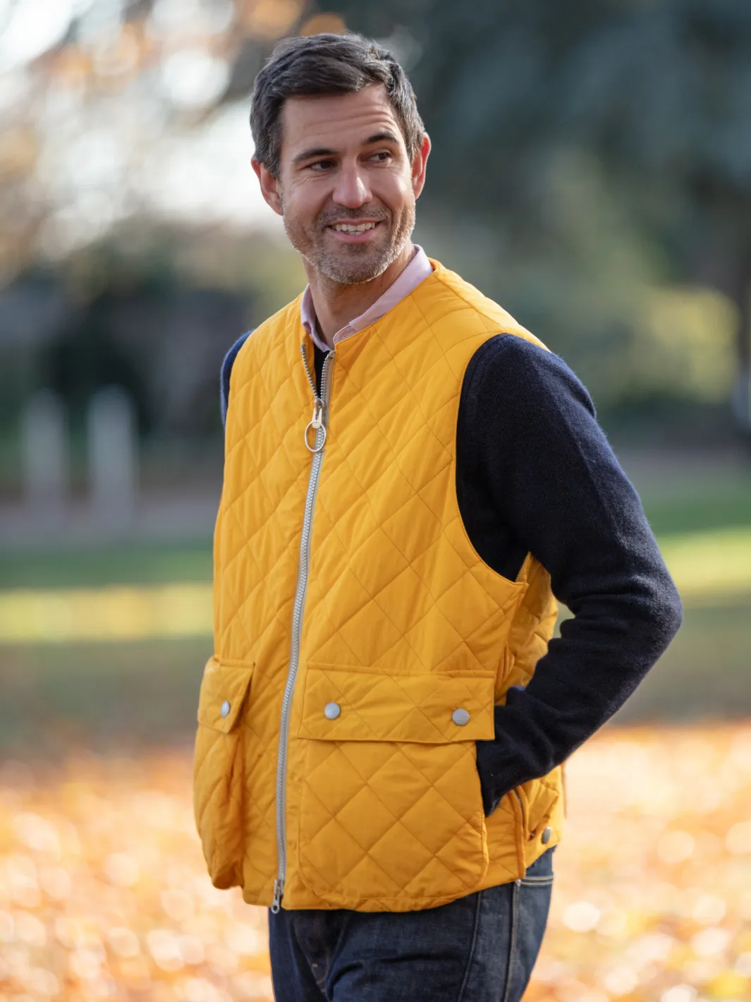 Padded Vest - Yellow