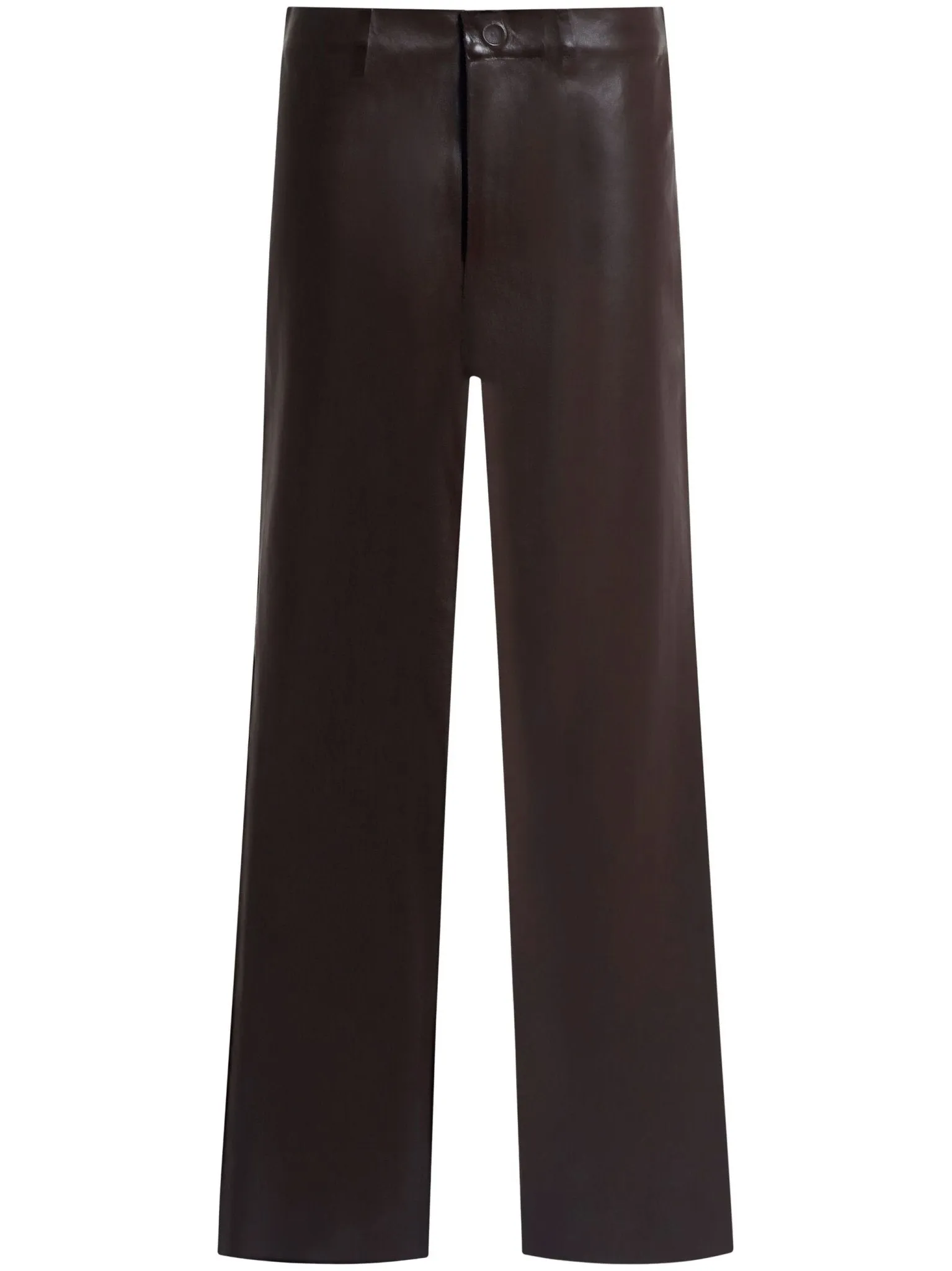 panelled straight-trousers