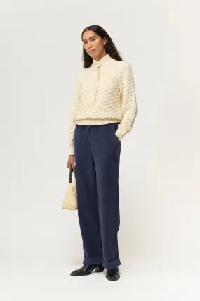 PD-Birkin Weekend Pant Stunning Corduroy - Deep Navy Blue