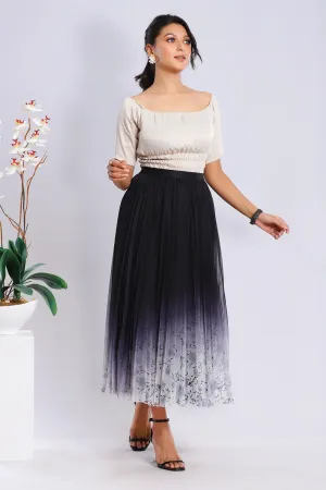 Premium Pleated Shaded Skirt