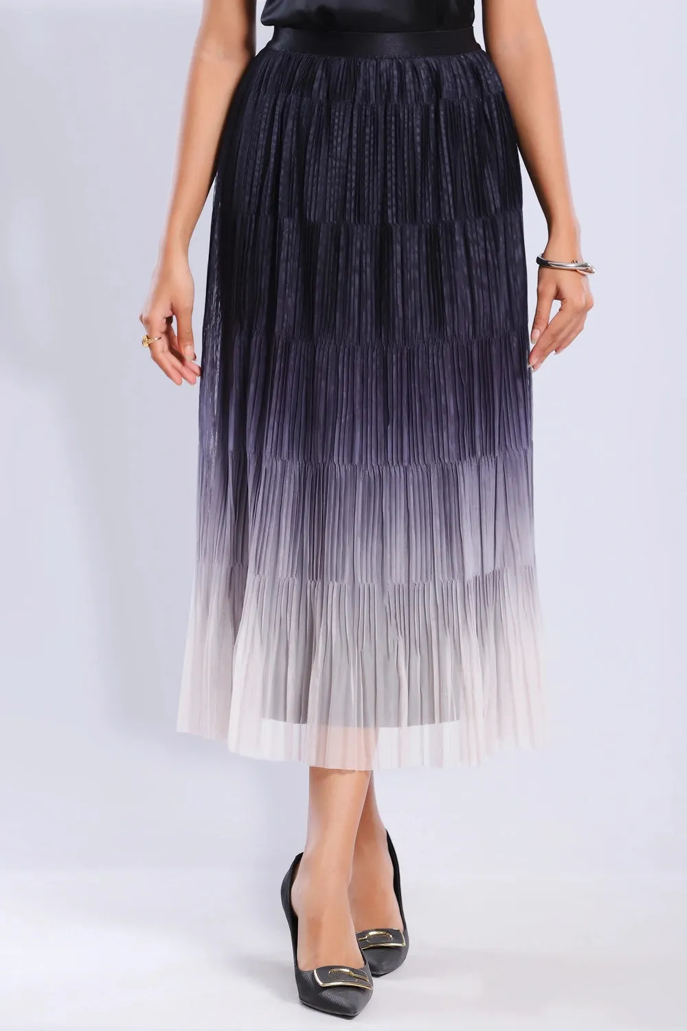 Premium Pleated Shaded Skirt