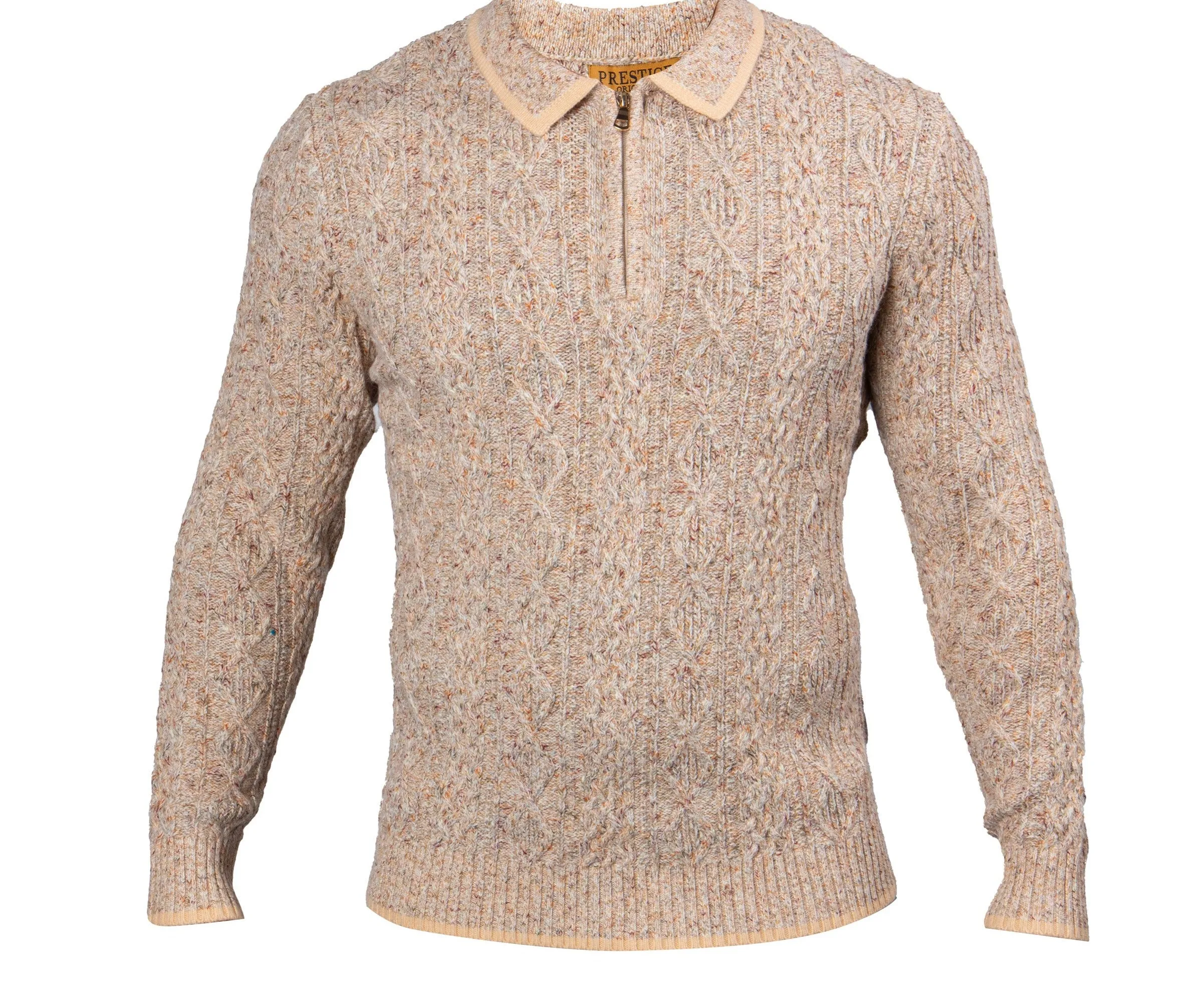 Prestige PD-290 L/S 1/2 Zip Polo Sweater Lamb