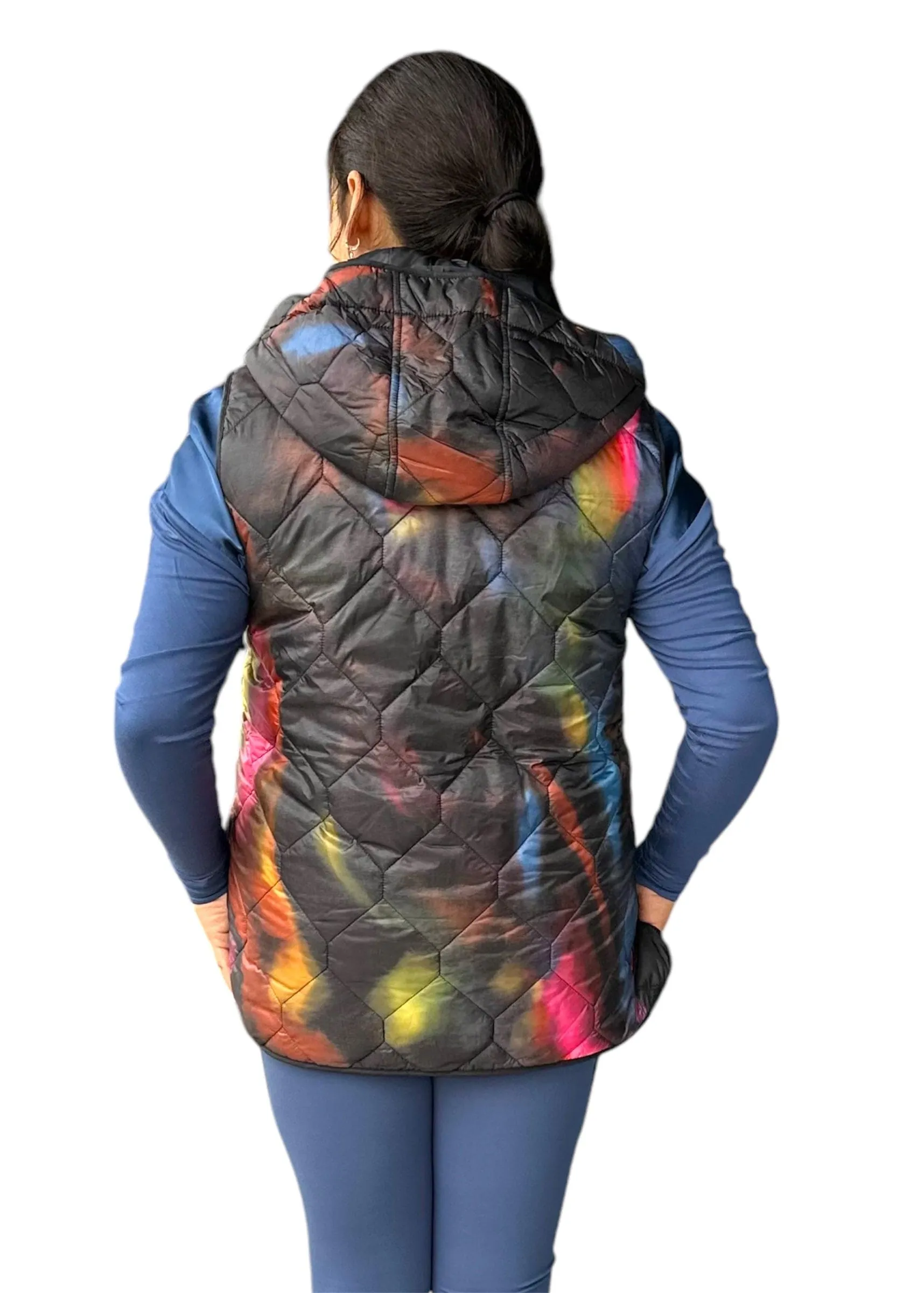 Printed Quilted Vest