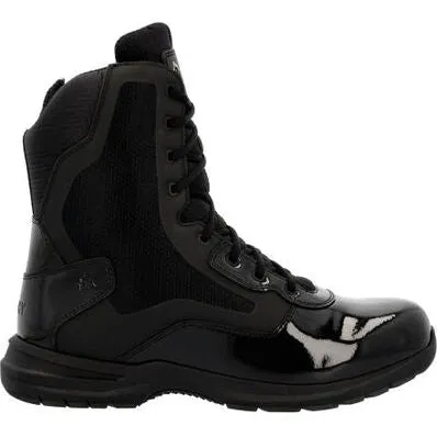 Rocky Men's Cadet 8" Side Zip Public Service Duty Boot -Black- RKD0103