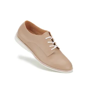 Rollie Womens Derby Super Soft Latte Leather Shoe