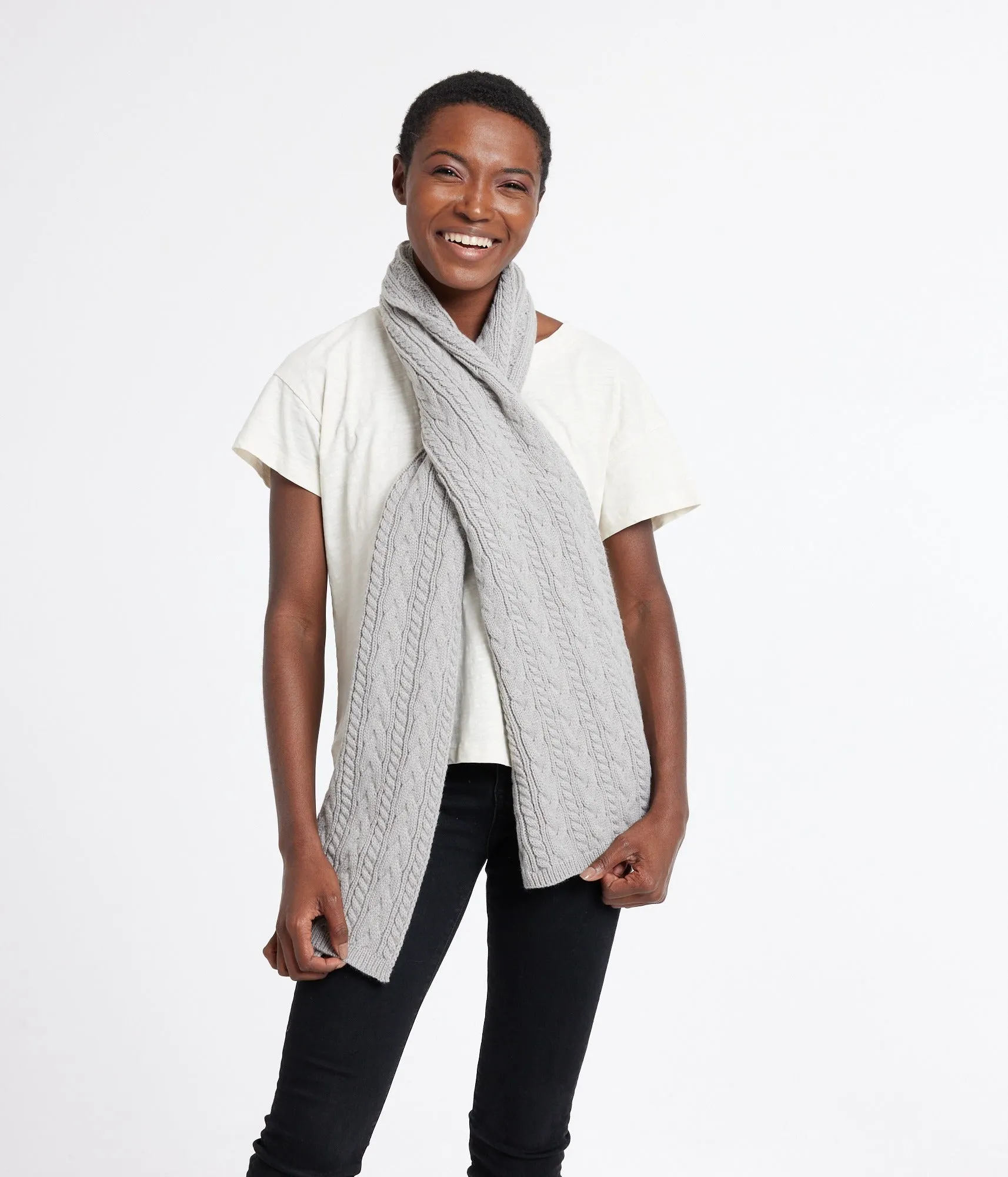 Roman Scarf - Grey