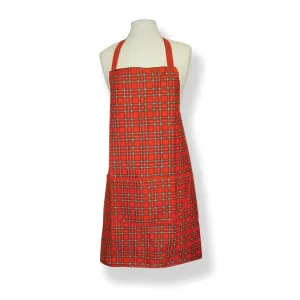 Royal Stewart Cotton Drill Apron