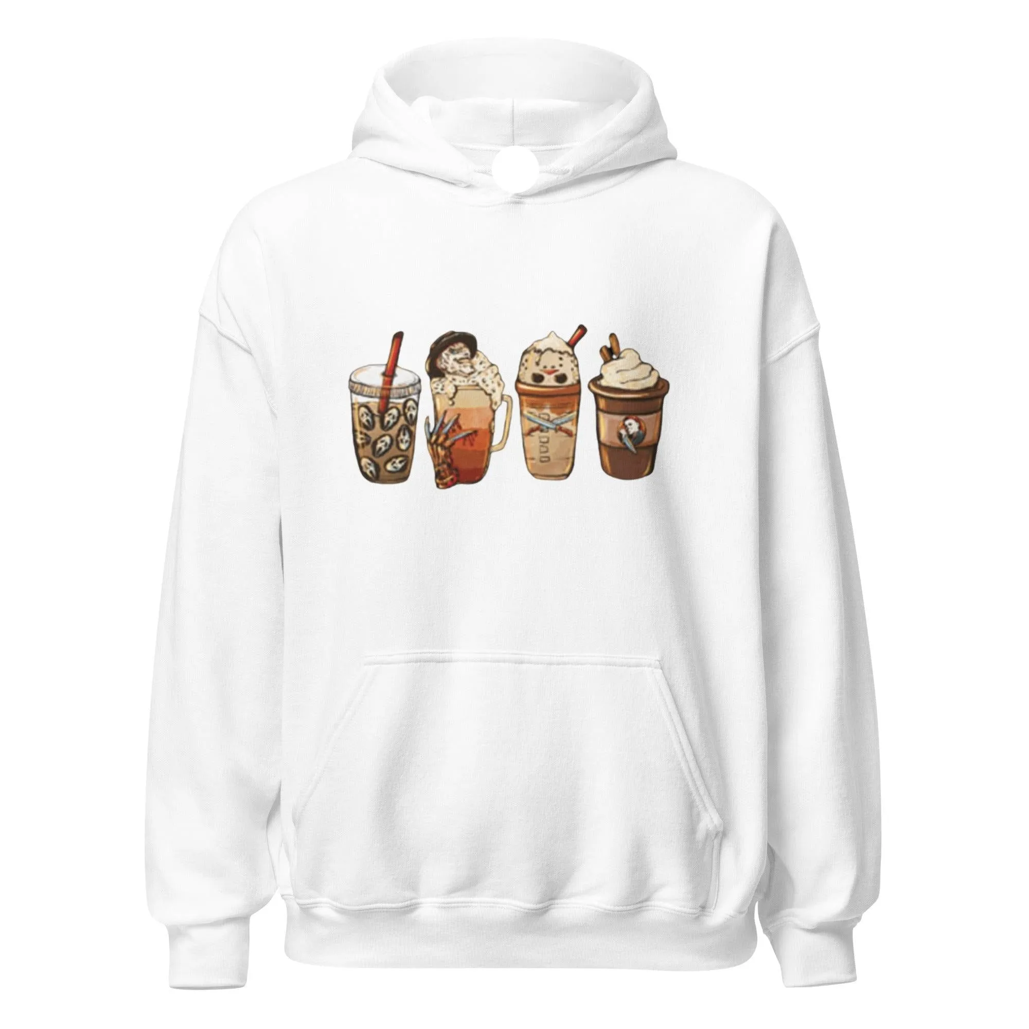 Seasonal Hoodie Horror Film Themed Late's Blended Cotton Ultra Comfort Unisex Pullover