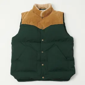 Shangri-La Heritage 'Bivacco' Western Down Vest - Forest Green