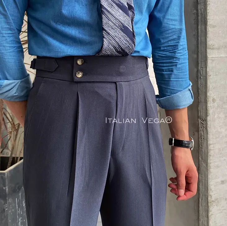 Signature Buttoned Gurkha Pants By Italian Vega™