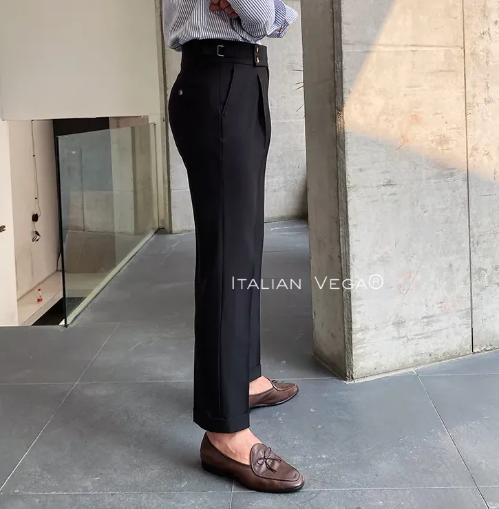 Signature Buttoned Gurkha Pants By Italian Vega™