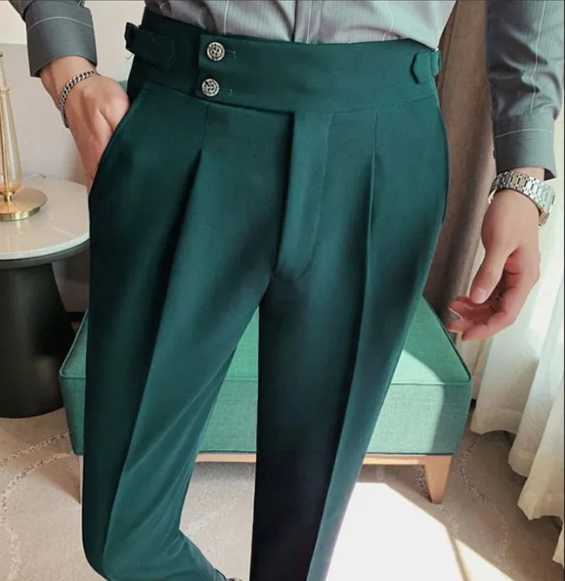 Signature Buttoned Gurkha Pants By Italian Vega™