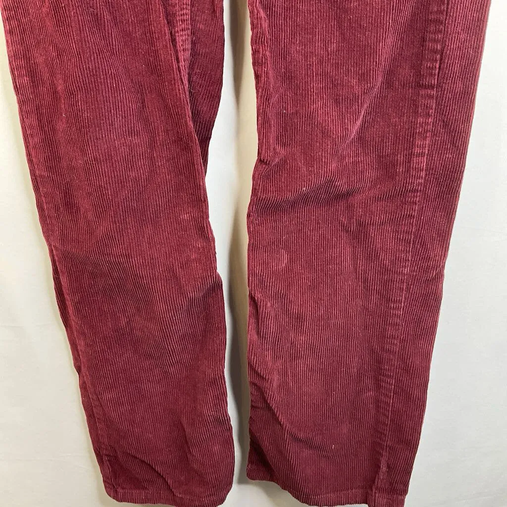 Size 10: Lands' End Dark Red Corduroy Pants