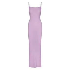 SKIMS SOFT LOUNGE LONG SLIP DRESS SUGAR PLUM