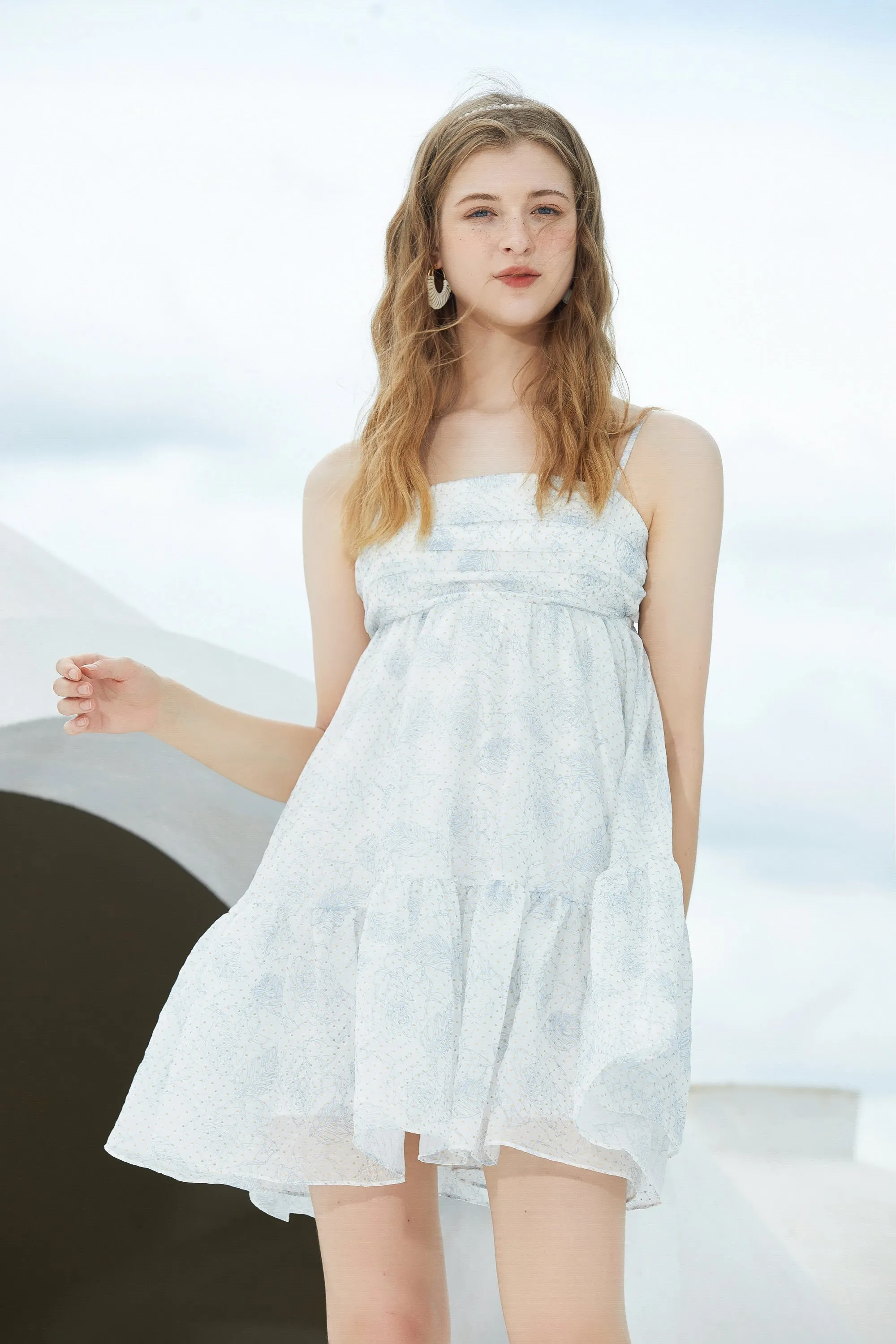 ST | Freesia Asymmetric Tiered Dress