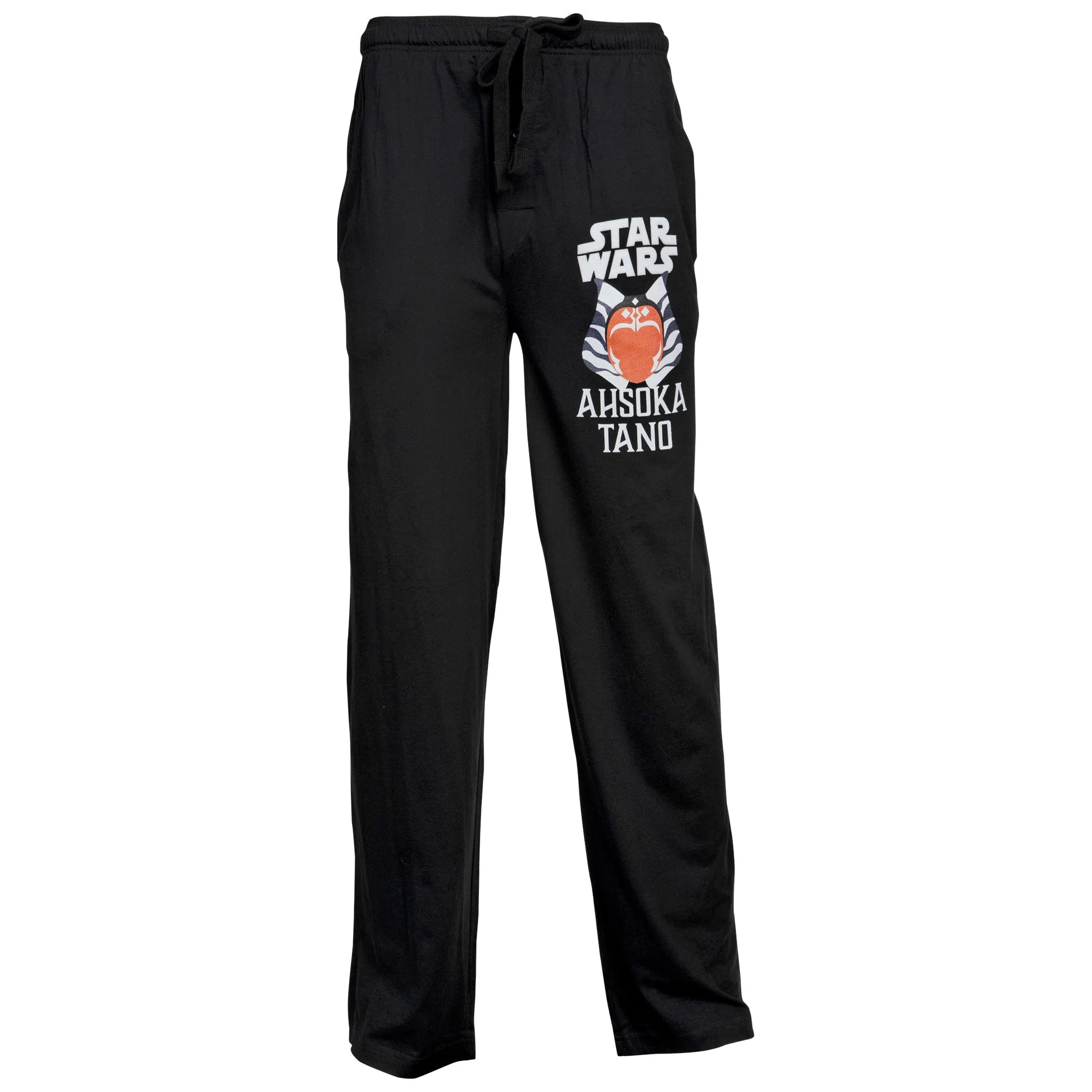 Star Wars Ahsoka Tano Character Face and Text Pajama Sleep Pants