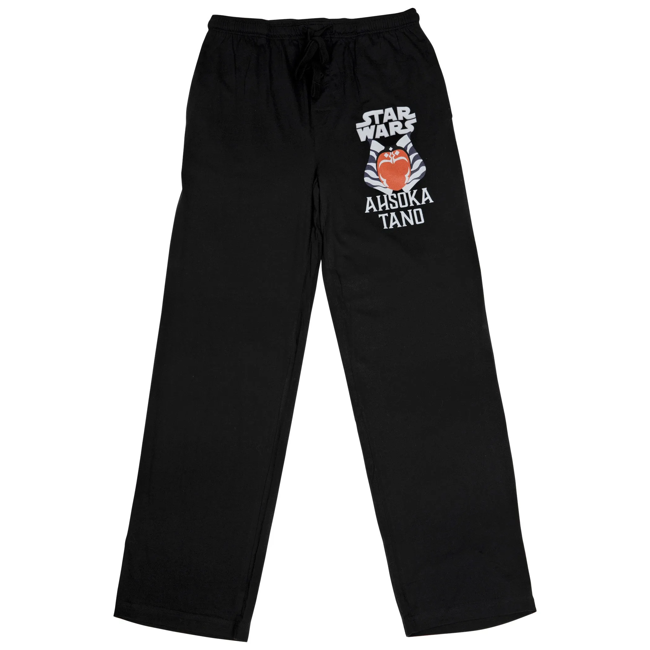 Star Wars Ahsoka Tano Character Face and Text Pajama Sleep Pants