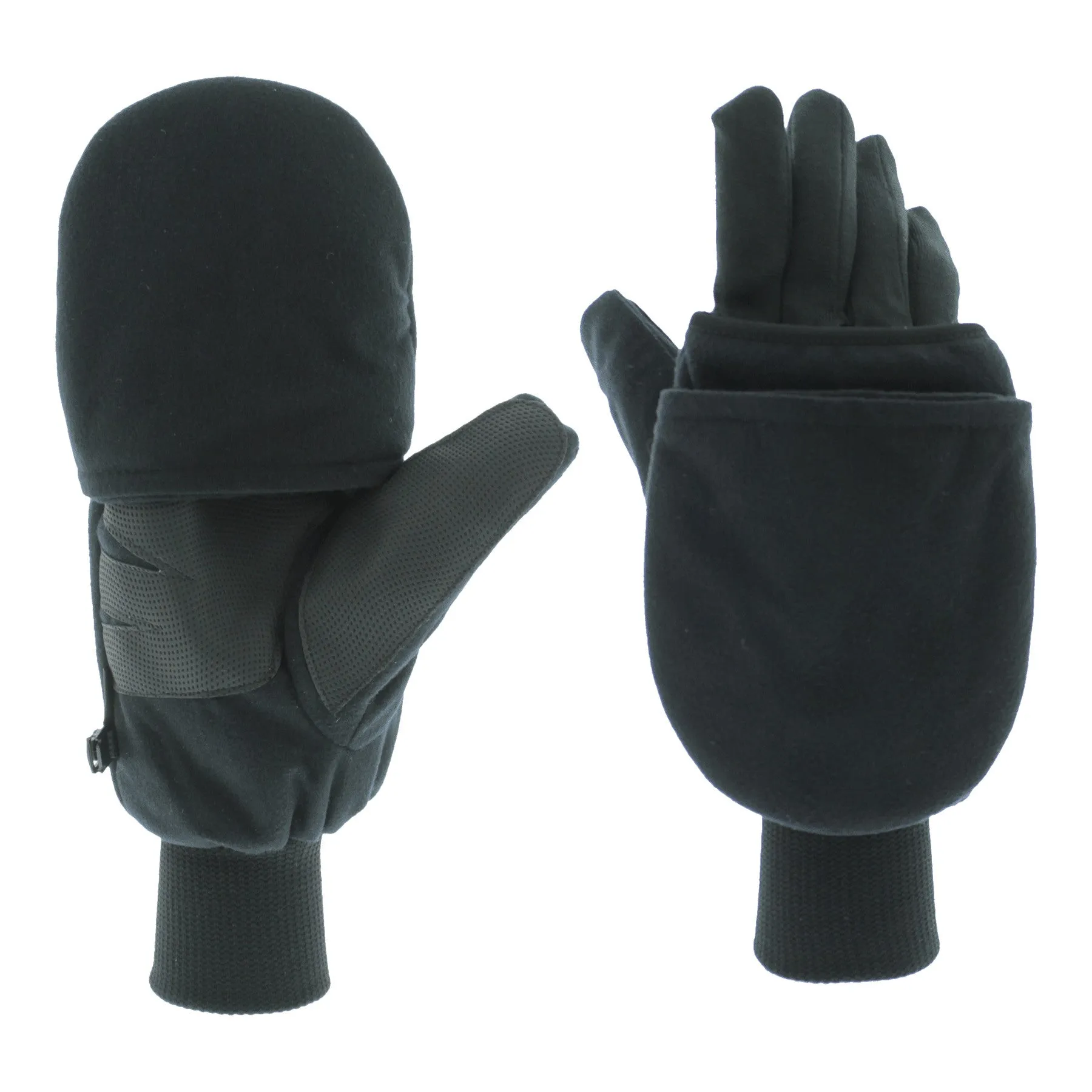 Stay Warm Heated Pop-Top Mittens