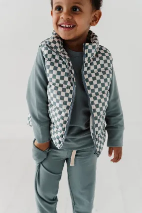 Storm Checkered Puffer Vest