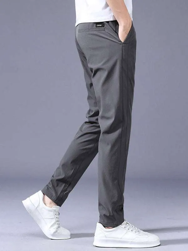 Straight Loose Elastic Boys Non-Iron Casual Pants Cargo Pants