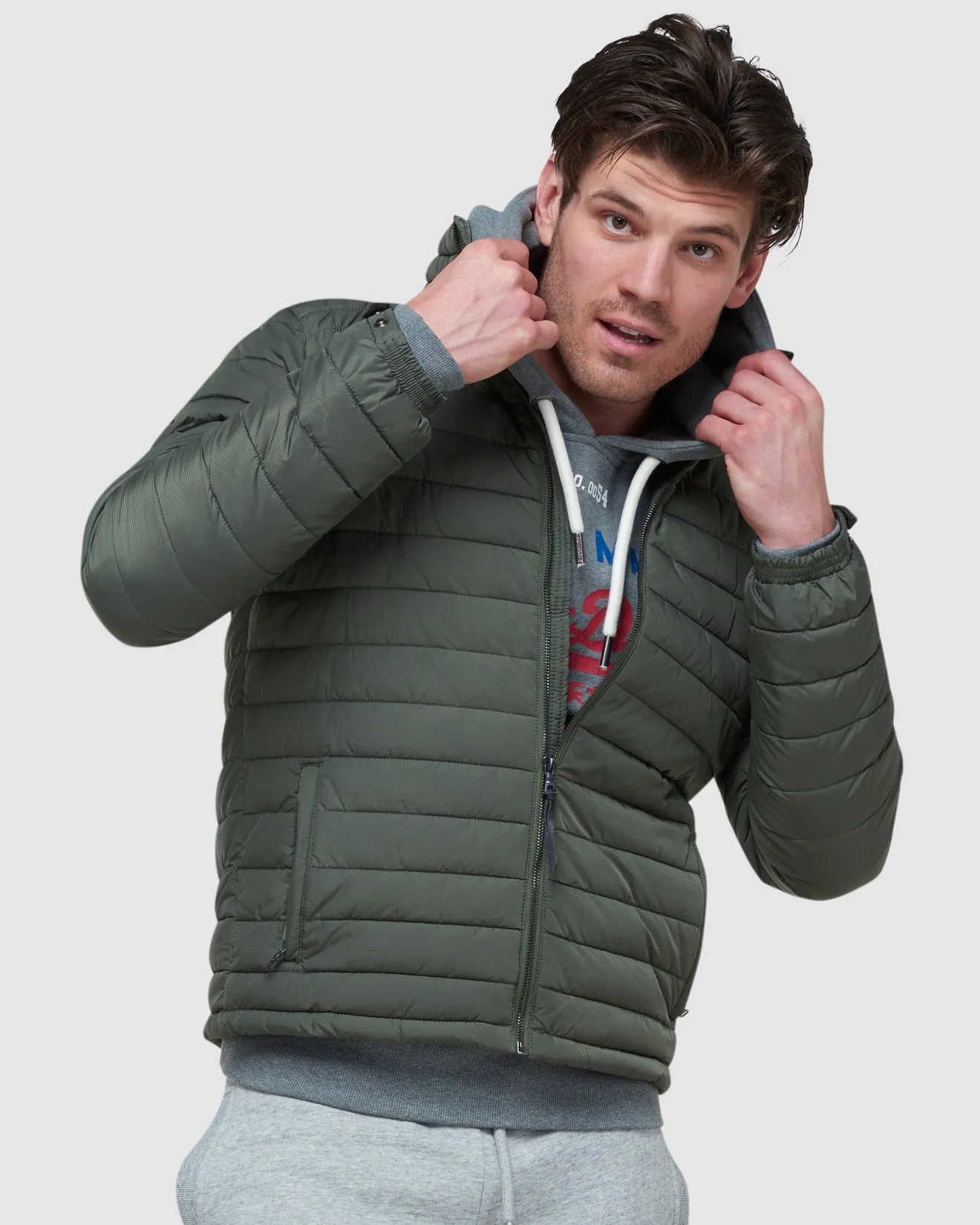 Superdry - Studios Non Hooded Fuji Thyme Green