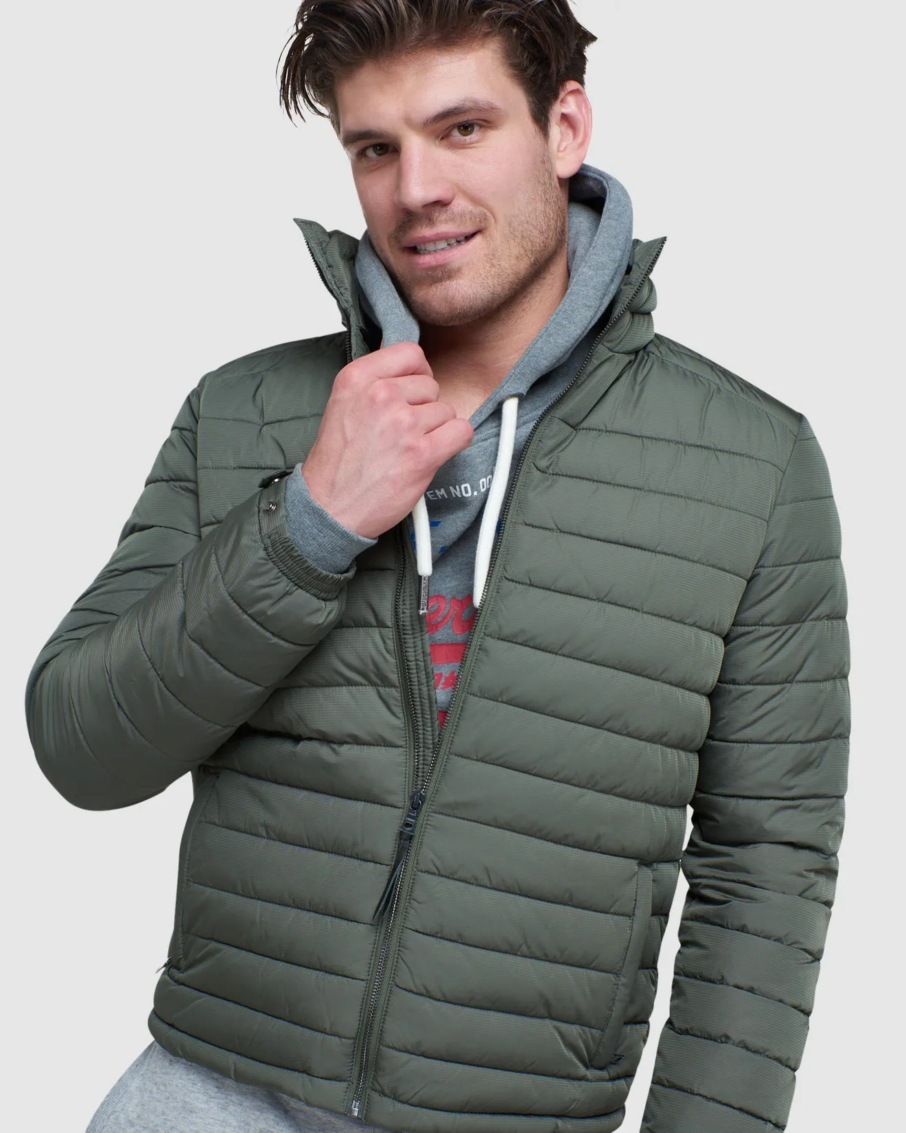 Superdry - Studios Non Hooded Fuji Thyme Green