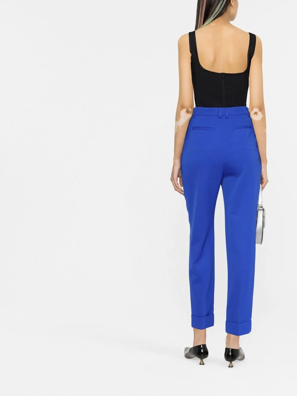 tailored gabardine trousers