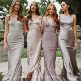 The Alya Charmeuse Bridesmaid Series (Customisable)