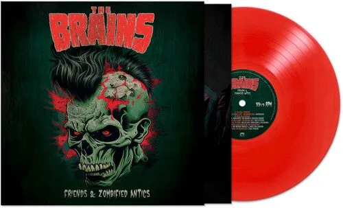 The Brains-Friends & Zombified Antics (Red Vinyl) (LP)