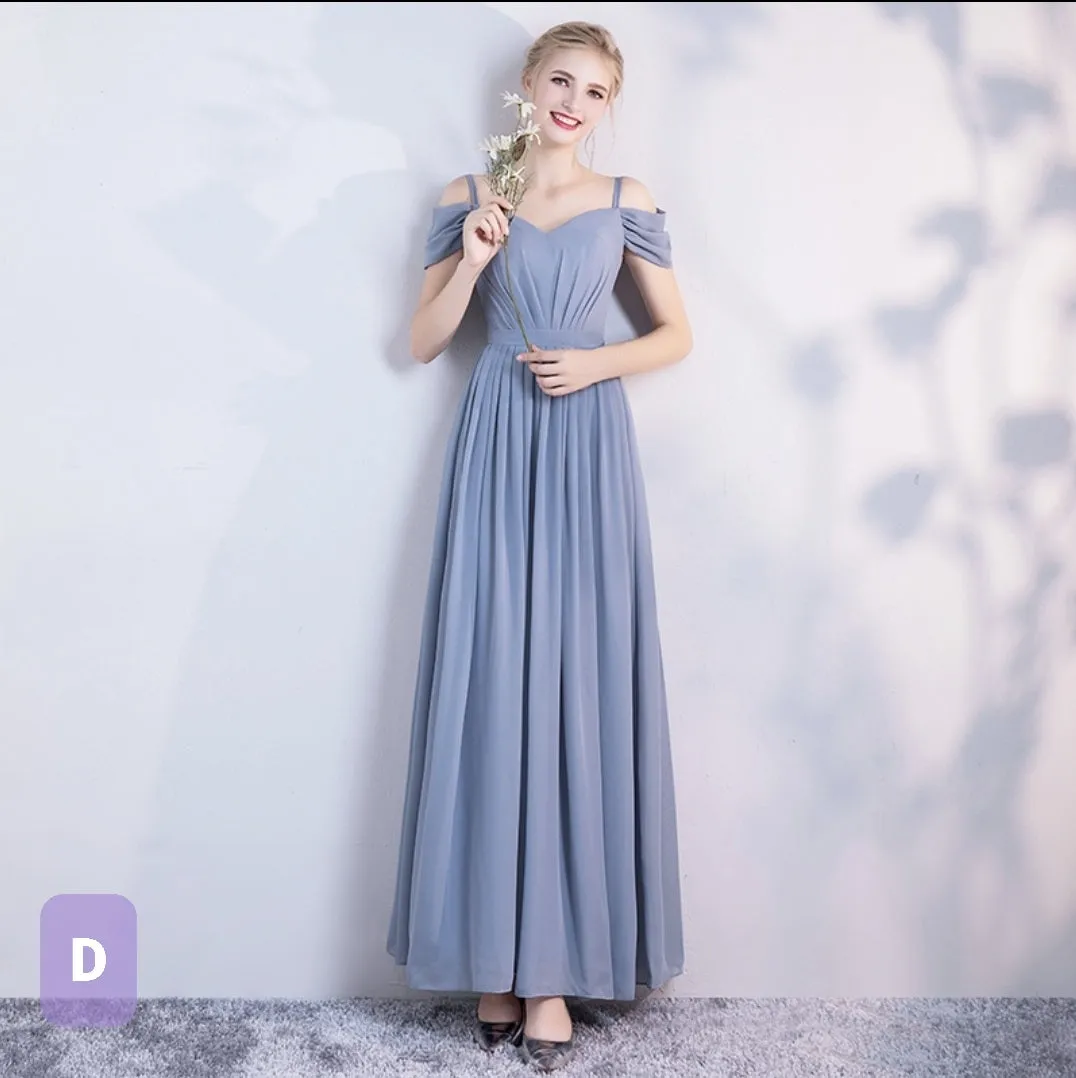 The Dendelion Chiffon Bridesmaid Dress (Customisable)