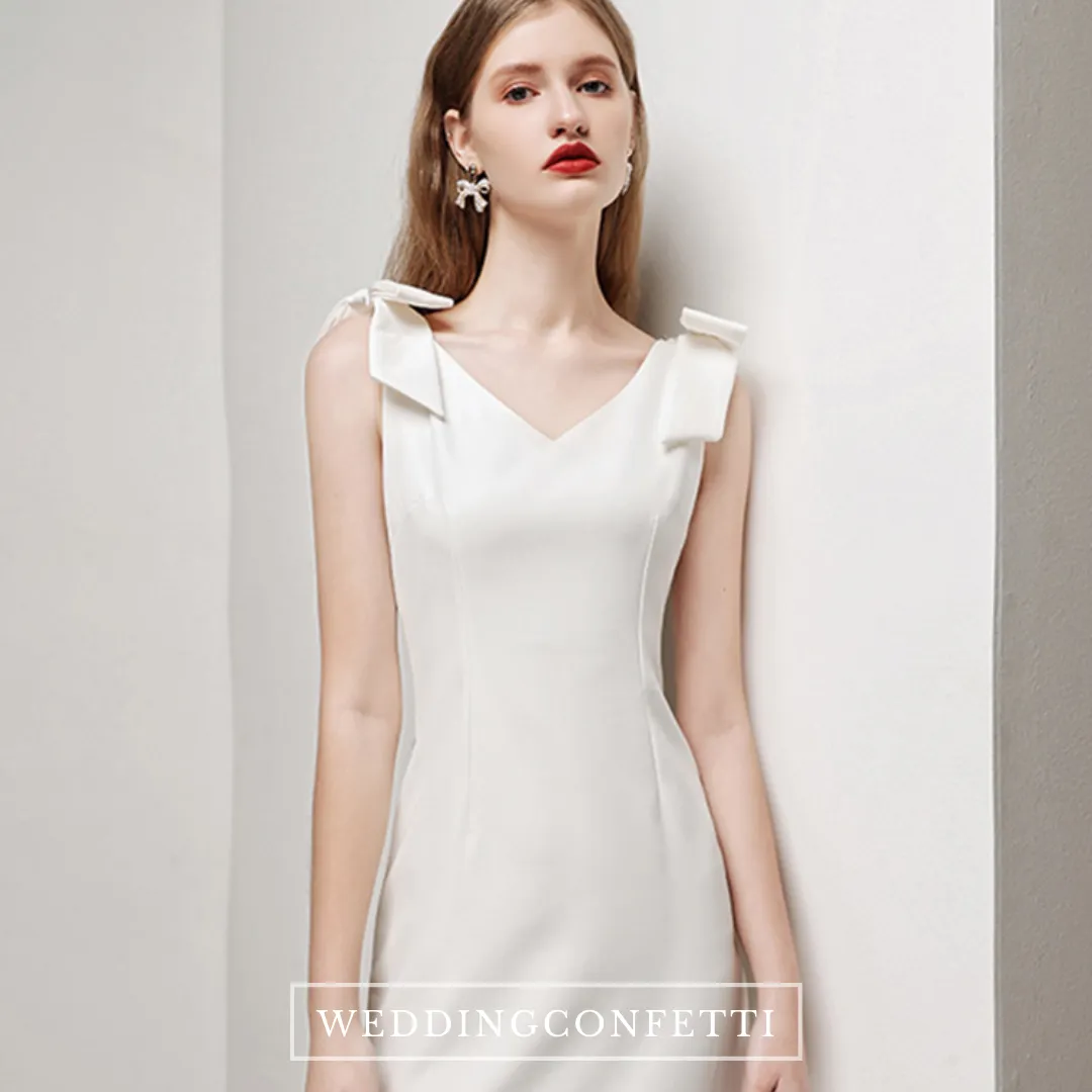 The Estee White Sleeveless Dress