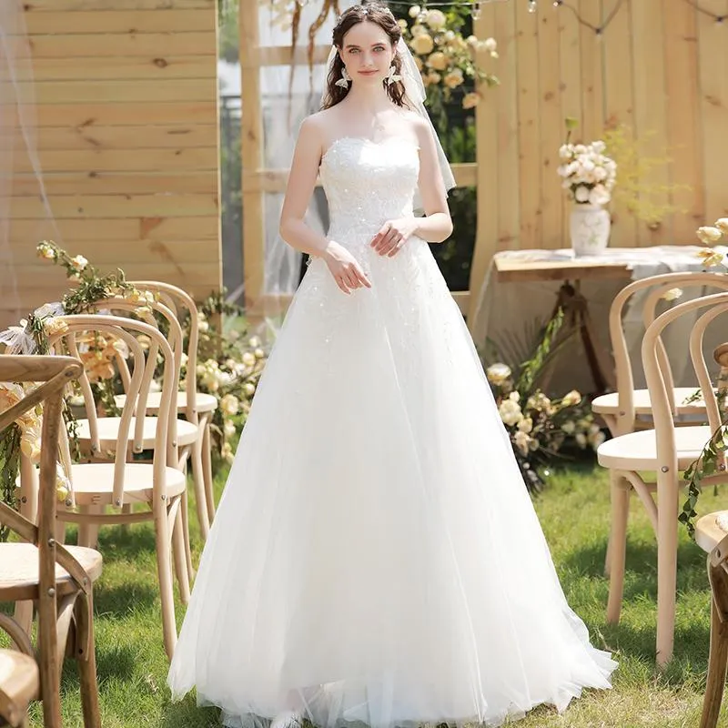 The Faire Wedding Bridal Strapless Tube Gown