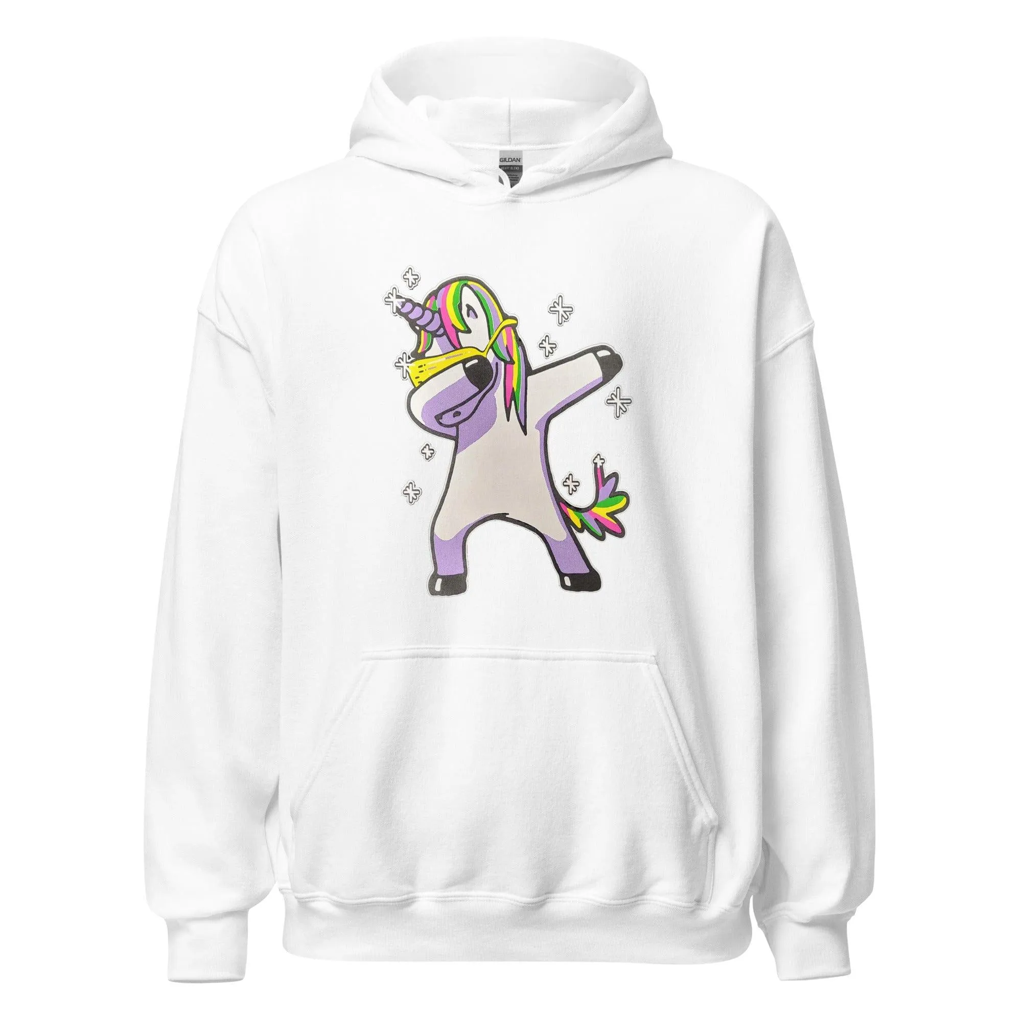 Tic Toc Hoodie Dabbing Rainbow Unicorn Unisex Pullover