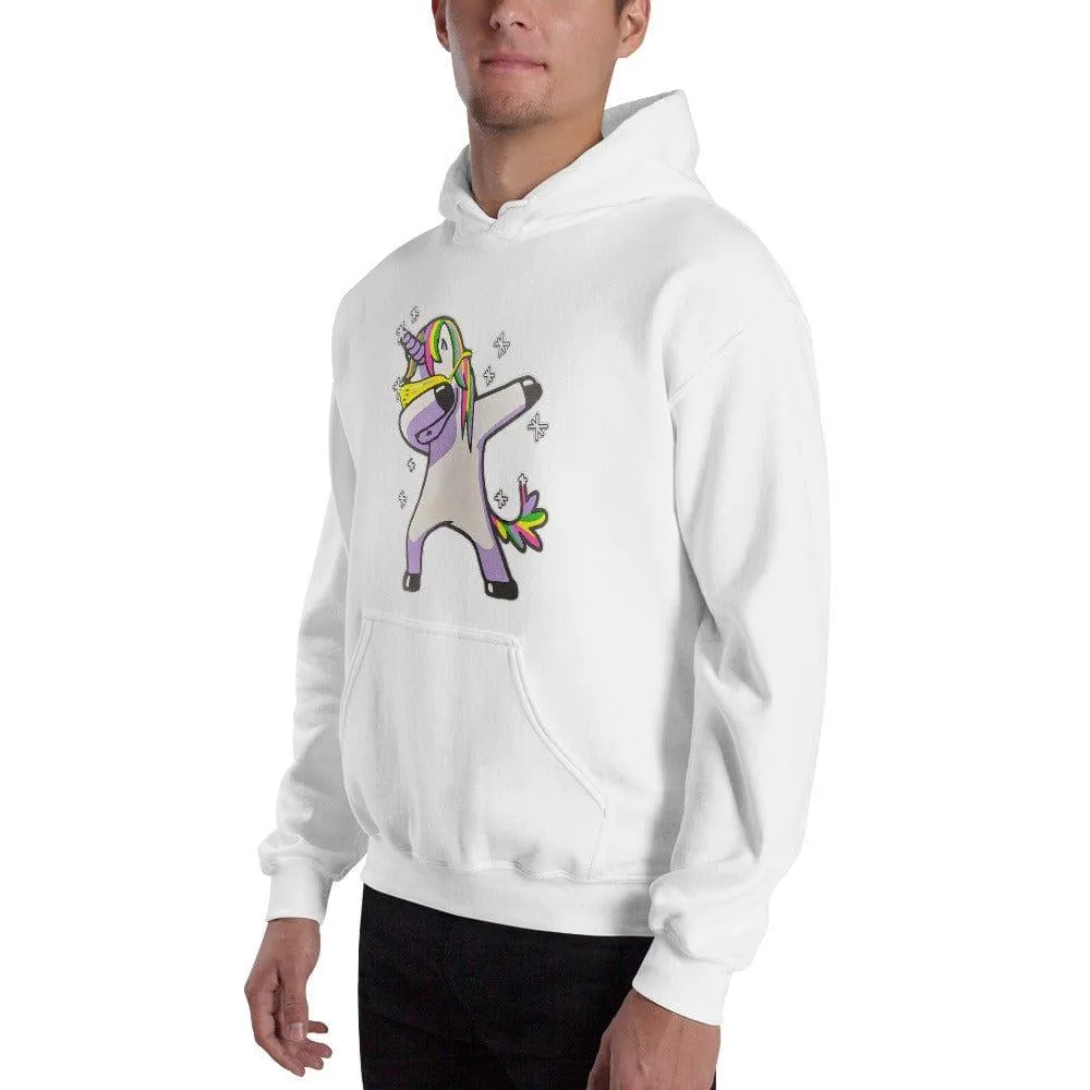 Tic Toc Hoodie Dabbing Rainbow Unicorn Unisex Pullover