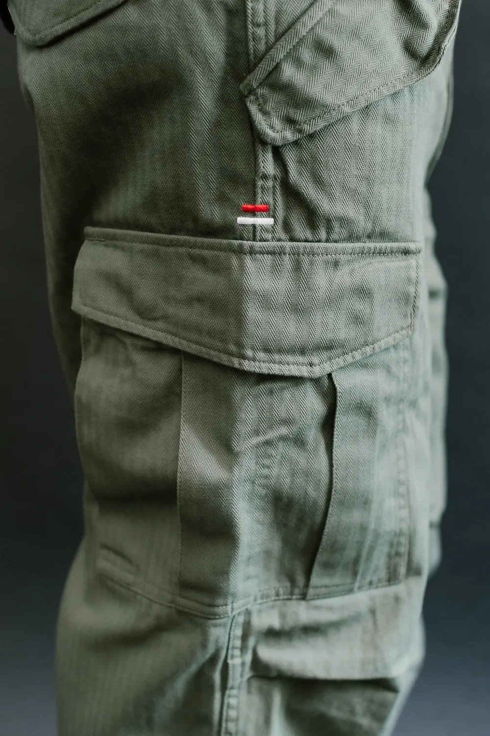 TNK305ARGR - Herringbone M65 Pants - Army Green