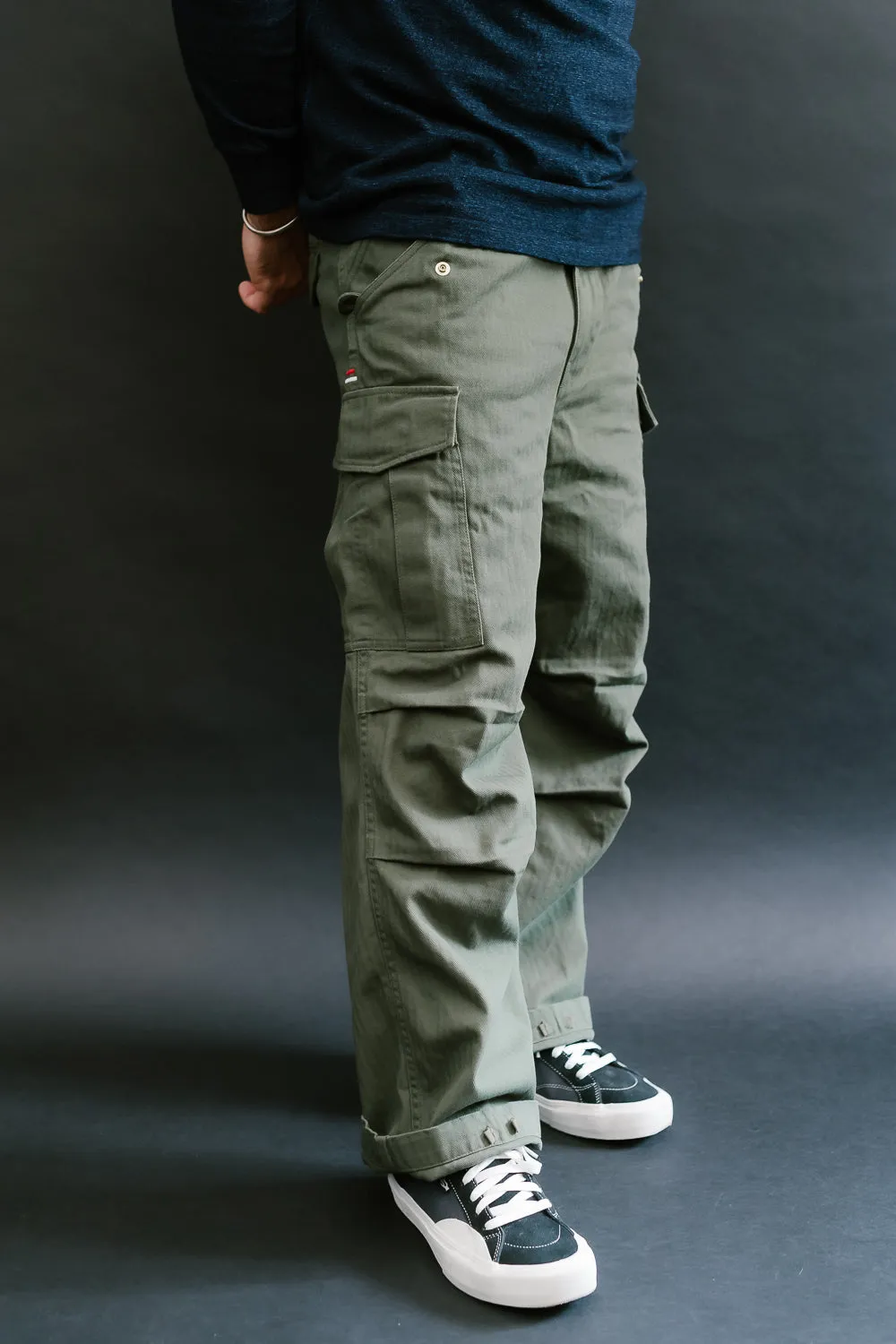 TNK305ARGR - Herringbone M65 Pants - Army Green